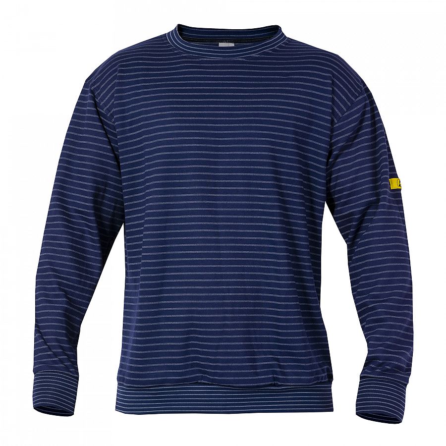 Mikina PXT Antistatic wear tm.modrá přes hlavu 290 g/m2, vel. L - Obrázek Mikina PXT Antistatic wear tm.modrá přes hlavu 290 g/m2, vel. L - Obrázek